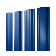 Штакетник Прямоугольный с прямым резом 0,45 PE RAL 5002 ультрамариново-синий