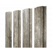 Штакетник Прямоугольный с прямым резом 0,45 Print Elite Nordic Wood TwinColor