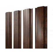 Штакетник Прямоугольный с прямым резом 0,45 Print Elite Cherry Wood TwinColor