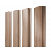 Штакетник Прямоугольный с прямым резом 0,45 Print Elite Honey Wood TwinColor