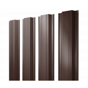 Штакетник Прямоугольный с прямым резом 0,5 PurPro RAL 8017 шоколад