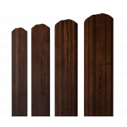 Штакетник Twin фигурный 0,45 Print Premium Cherry Wood Fresh TwinColor