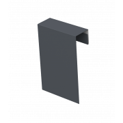 Соединительный профиль фибросайдинга 0,5 Satin Matt TX RAL 7024 мокрый асфальт (3м)