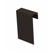 Соединительный профиль фибросайдинга 0,5 Satin с пленкой RR 32 темно-коричневый (2м)