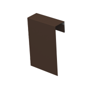 Соединительный профиль фибросайдинга 0,5 Satin с пленкой RAL 8017 шоколад (2м)