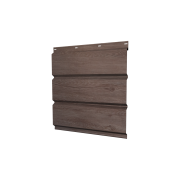 Софит металлический без перфорации 0,45 Print Elite с пленкой White Wood TwinColor