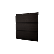 Софит металлический без перфорации 0,45 Print Elite с пленкой Coffee Wood TwinColor