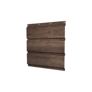 Софит металлический без перфорации 0,45 Print Premium с пленкой Almond Wood Fresh