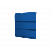 Софит металлический центральная перфорация 0,4 PE с пленкой RAL 5005 сигнальный синий