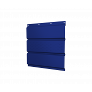 Софит металлический центральная перфорация 0,45 PE с пленкой RAL 5002 ультрамариново-синий