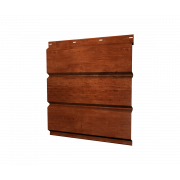 Софит металлический центральная перфорация 0,45 Print Elite с пленкой Rowan TwinColor