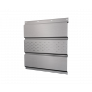 Софит металлический центральная перфорация 0,45 Print Elite с пленкой Milky Wood TwinColor