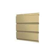 Софит металлический полная перфорация 0,4 PE с пленкой RAL 1014 слоновая кость