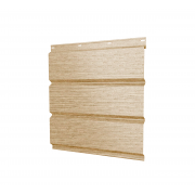 Софит металлический полная перфорация 0,45 Print Elite с пленкой Milky Wood TwinColor