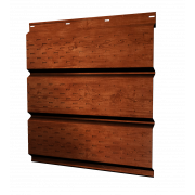 Софит металлический полная перфорация 0,45 Print Elite с пленкой Rowan TwinColor