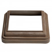 Нижний кант столба CM Railing(для столба D120) merbau (мербау)