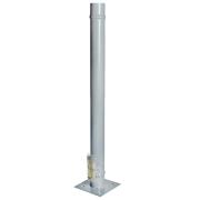 Стальное усиление столба CM Railing 160х160х800 мм