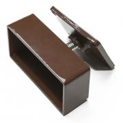 Соединитель перила с переходом CM Railing 90х45 мм merbau (мербау) alu