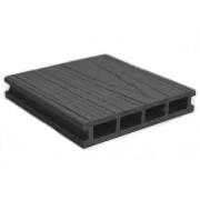 Террасная доска MasterDeck вельвет и тиснение Антрацит 6м