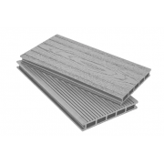 Террасная доска Grand Line 160мм вельвет и тиснение Серый 4м (БШТ)