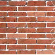 Рядовая плитка White Hills Тироль брик, тычок 391-71 с расшивкой 1,2 см