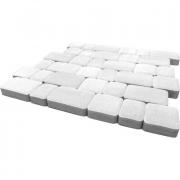 Плитка тротуарная SteinRus Инсбрук Альт высота 60мм гладкий Моноцвет белый