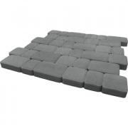 Плитка тротуарная SteinRus Инсбрук Альт высота 60мм гладкий серый