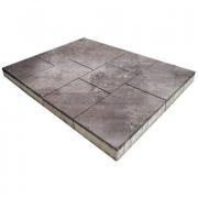 Плитка тротуарная SteinRus Инсбрук Ланс высота 60мм гладкий ColorMix умбра