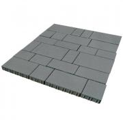 Плитка тротуарная SteinRus Инсбрук Тироль высота 60мм гладкий серый