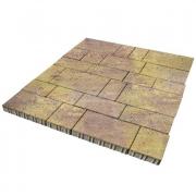 Плитка тротуарная SteinRus Инсбрук Тироль высота 60мм гладкий ColorMix тахель