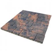 Плитка тротуарная SteinRus Инсбрук Тироль высота 60мм гладкий ColorMix айвори