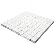 Плитка тротуарная SteinRus Квадрат малый высота 60мм гладкий Моноцвет белый