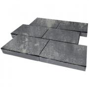 Плитка тротуарная SteinRus Парк Плейс высота 80мм гладкий ColorMix актау