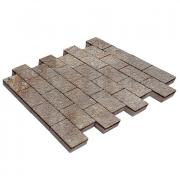 Плитка тротуарная SteinRus Севилья высота 80мм гладкий ColorMix берилл