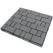 Плитка тротуарная SteinRus Старый город высота 60мм гладкий серый