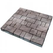 Плитка тротуарная SteinRus Старый город высота 60мм гладкий ColorMix умбра