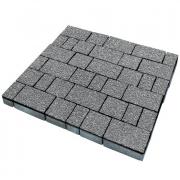 Плитка тротуарная SteinRus Старый город высота 60мм Native серый