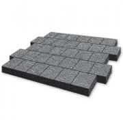 Плитка тротуарная SteinRus Валенсия высота 80мм Native серый