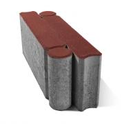 Бордюр шарнирный БРШ Красный h200 500х78