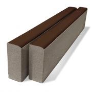 Бордюр тротуарный БР Коричневый h200 1000х80