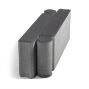 Бордюр шарнирный БРШ Серый h200 500х78