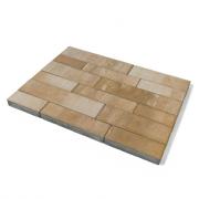 Плитка тротуарная Домино Color Mix Плато h60 280х120 360х120 480х120 480х160 640х160