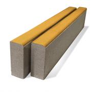 Бордюр тротуарный БР Желтый h200 1000х80