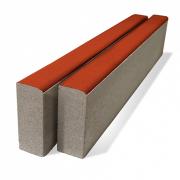 Бордюр тротуарный БР Красный h200 1000х80