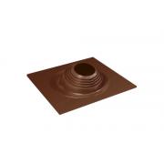 Проходной элемент MF CN угловой №3 коричневый (150-300мм)) +240 силиконовый (металлический окрашенный фланец)