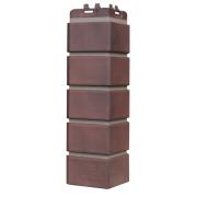 Угол Grand Line Клинкерный кирпич Design Plus кофе с темно-бежевым швом