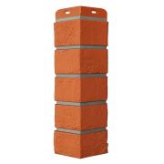 Угол Grand Line Состаренный кирпич Design терракотовый со швом RAL 7006