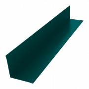 Угол внутренний 50х50 0,45 PE с пленкой RAL 5021 водная синь (3м)