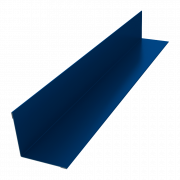 Угол внутренний 40х40 0,4 PE с пленкой RAL 5005 сигнальный синий (3м)