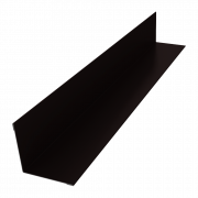 Угол внутренний 70х70 0,5 Satin Matt RAL 9005 черный (2м)